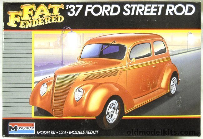 Monogram 1/24 1937 Ford Coupe Street Rod, 2757 plastic model kit